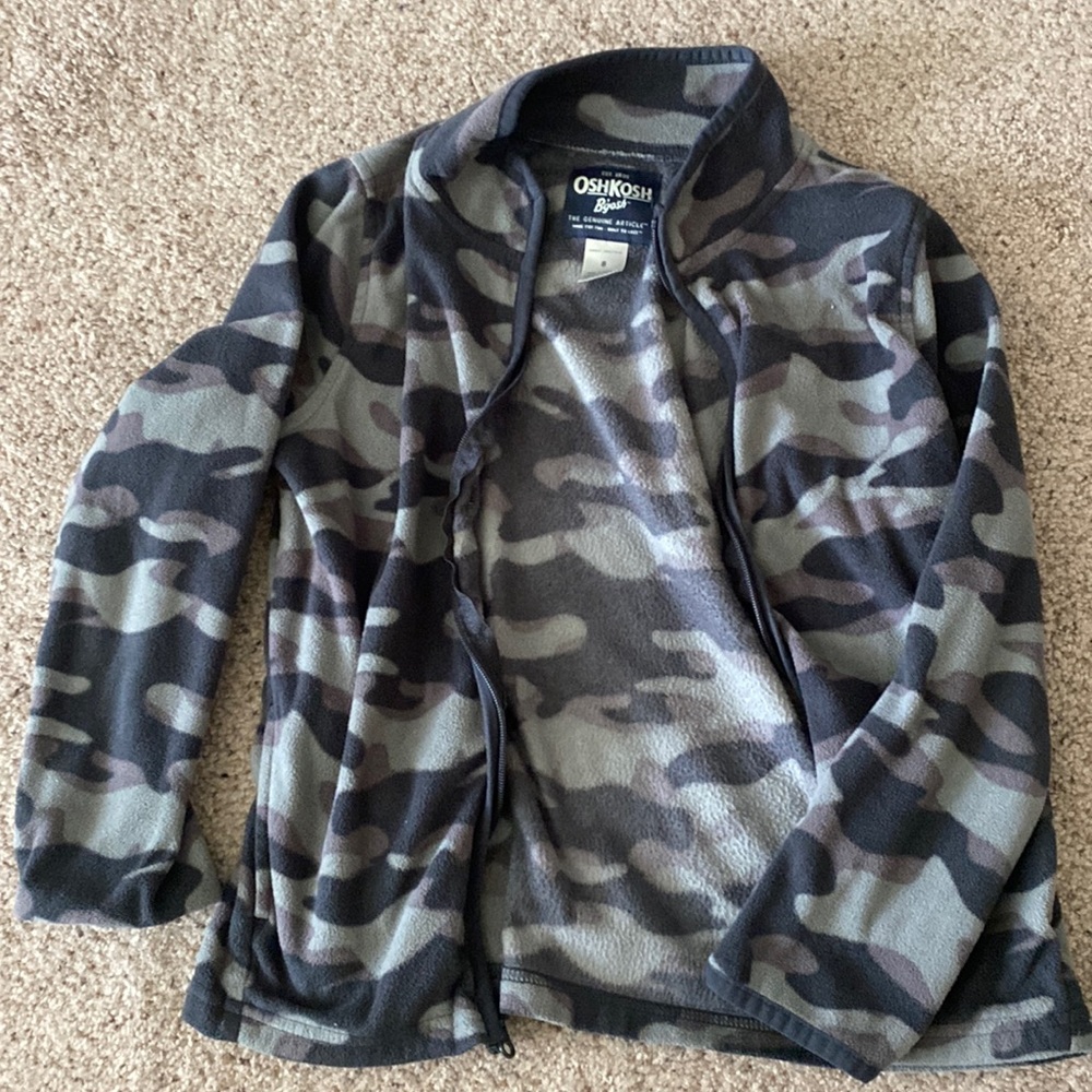 Boys Oshkosh zip up sweater